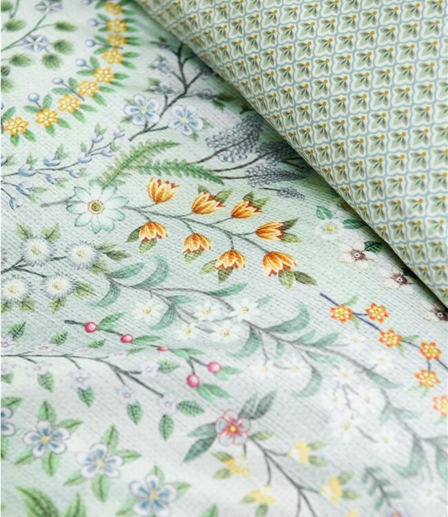 Pip Studio Dekbedovertrek Alfombra Lichtblauw 240 x 200/220