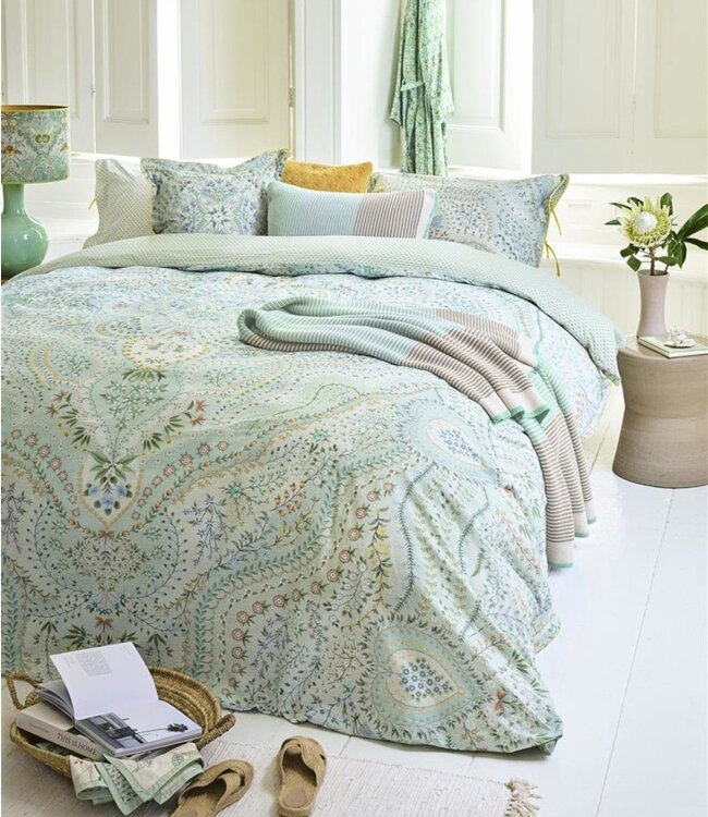 Pip Studio Dekbedovertrek Alfombra Lichtblauw 260 x 200/220