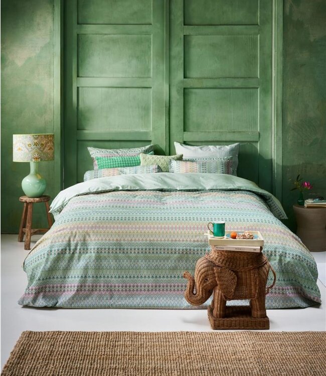Pip Studio Dekbedovertrek Ashanti Groen 140 x 200/220
