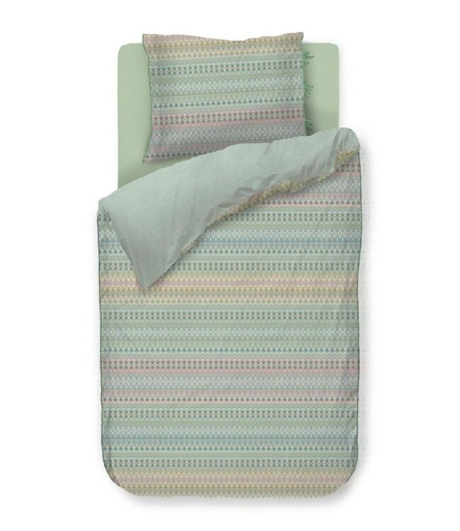 Pip Studio Dekbedovertrek Ashanti Groen 140 x 200/220