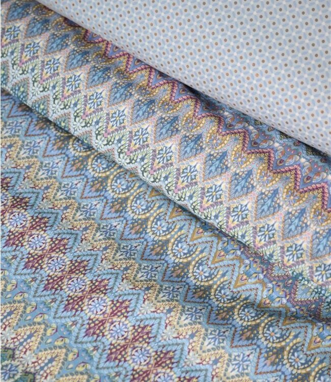 Pip Studio Dekbedovertrek Ashanti Blauw 140 x 200/220