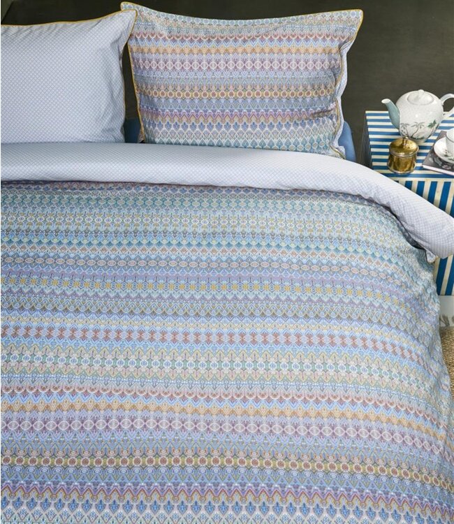 Pip Studio Dekbedovertrek Ashanti Blauw 240 x 200/220