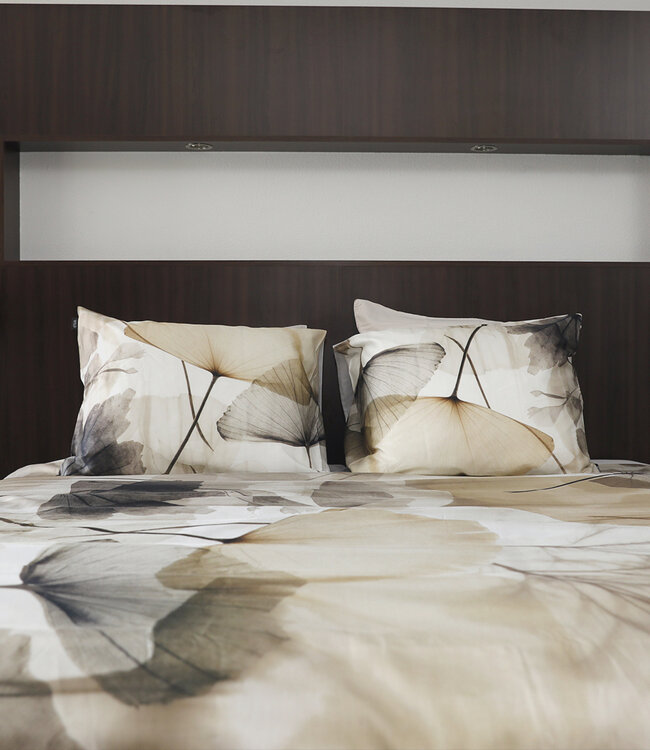 Ritzzz Dekbedovertrek met rits (3 zijdes) Gingko