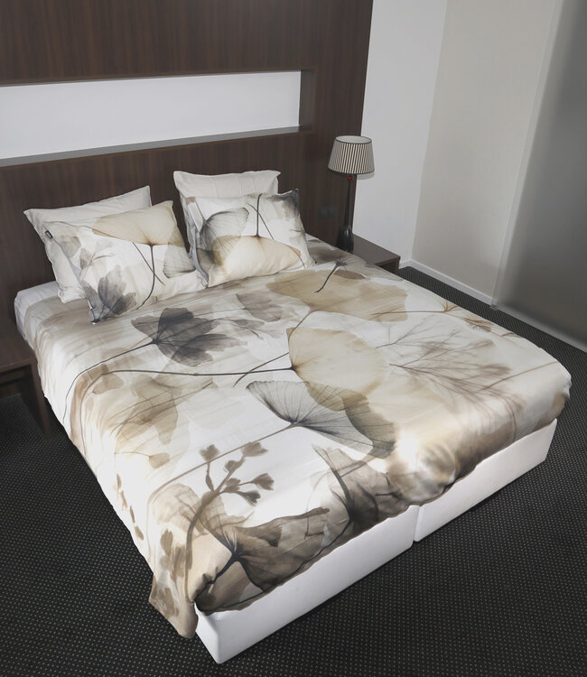 Ritzzz Dekbedovertrek met rits (3 zijdes) Gingko