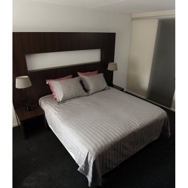 rits zijdes) Hotelstreep, grijs