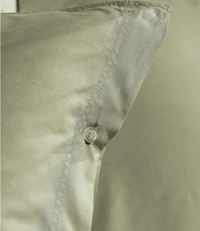 Yellow Dekbedovertrek Percale Silent Green 260 x 200/220