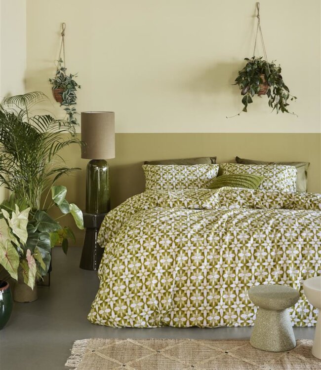 Beddinghouse Dekbedovertrek Mae Groen
