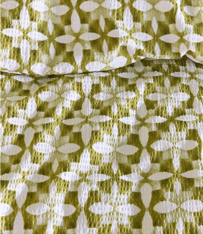 Beddinghouse Dekbedovertrek Mae Groen 140 x 200/220