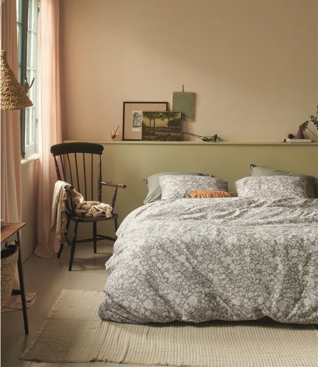 Ritzzly Dekbedovertrek met rits Shapes Grey