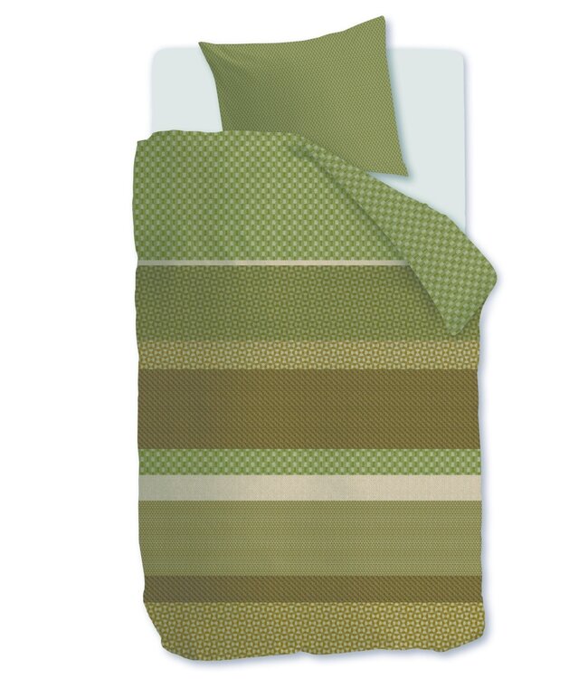Beddinghouse Dekbedovertrek Flanel Fera Green