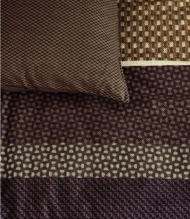 Beddinghouse Dekbedovertrek Flanel Fera Brown 240 x 200/220
