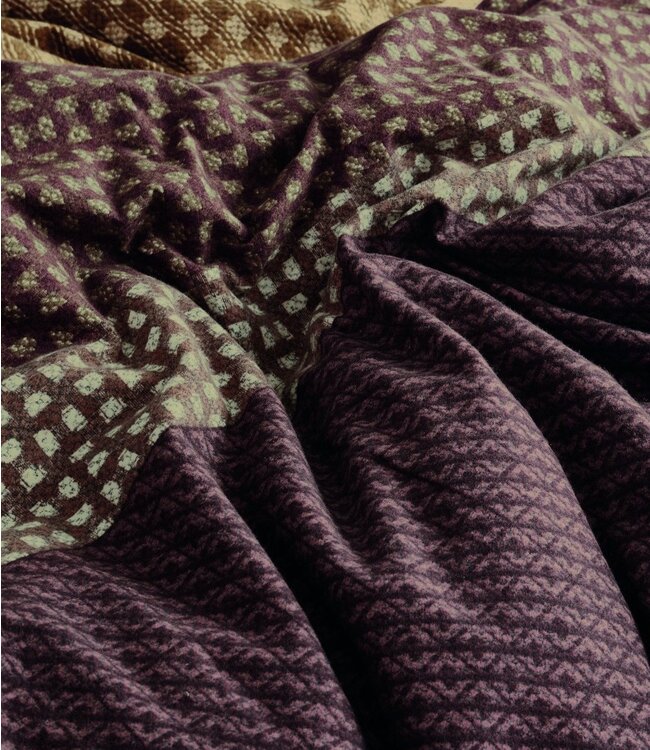 Beddinghouse Dekbedovertrek Flanel Fera Brown 260 x 200/220