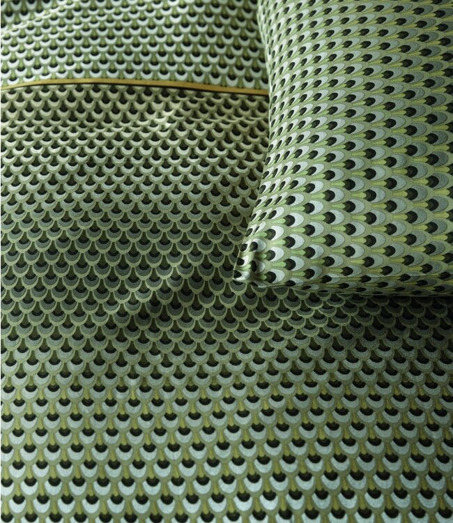 Kardol  Dekbedovertrek Satijn Lofty Olive Green 140 x 200/220