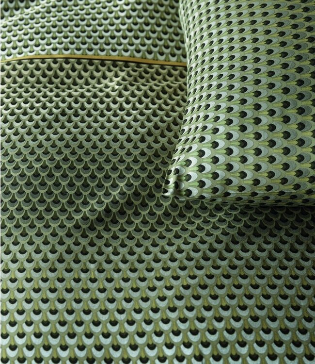 Kardol  Dekbedovertrek Satijn Lofty Olive Green 260 x 200/220
