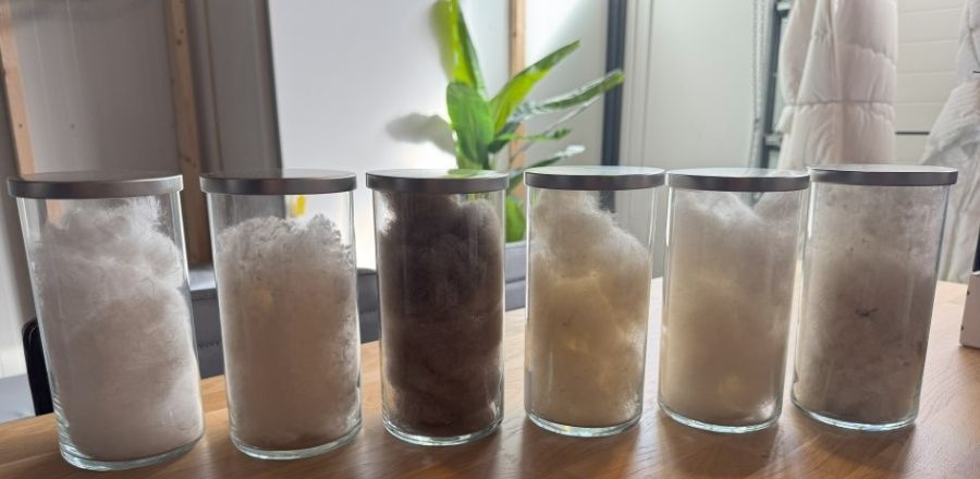 Verschillende vullingen vier seizoenen dekbed