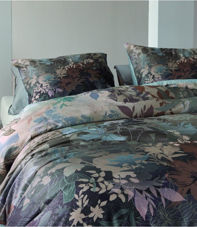 Kardol  Dekbedovertrek Satijn Growth Bluegrey 140 x 200/220