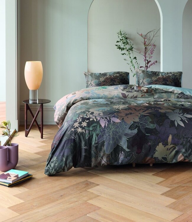 Kardol  Dekbedovertrek Satijn Growth Bluegrey 260 x 200/220