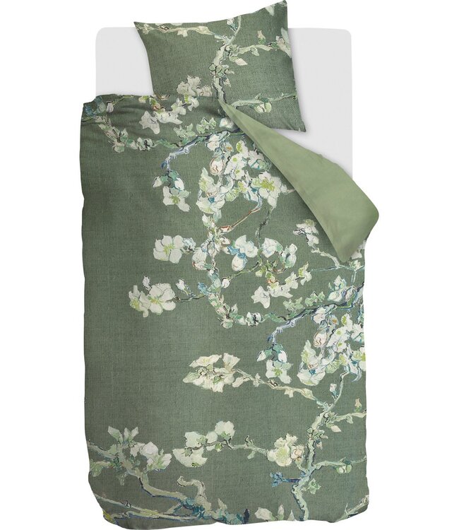 Beddinghouse Dekbedovertrek Van Gogh Blossoming Groen 140 x 200/220