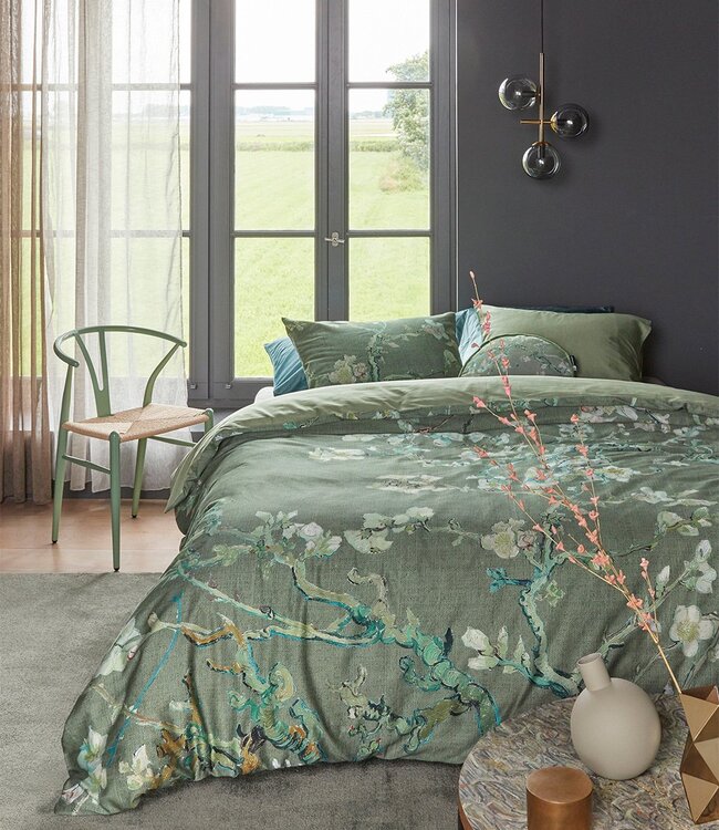 Beddinghouse Dekbedovertrek Van Gogh Blossoming Groen 140 x 200/220