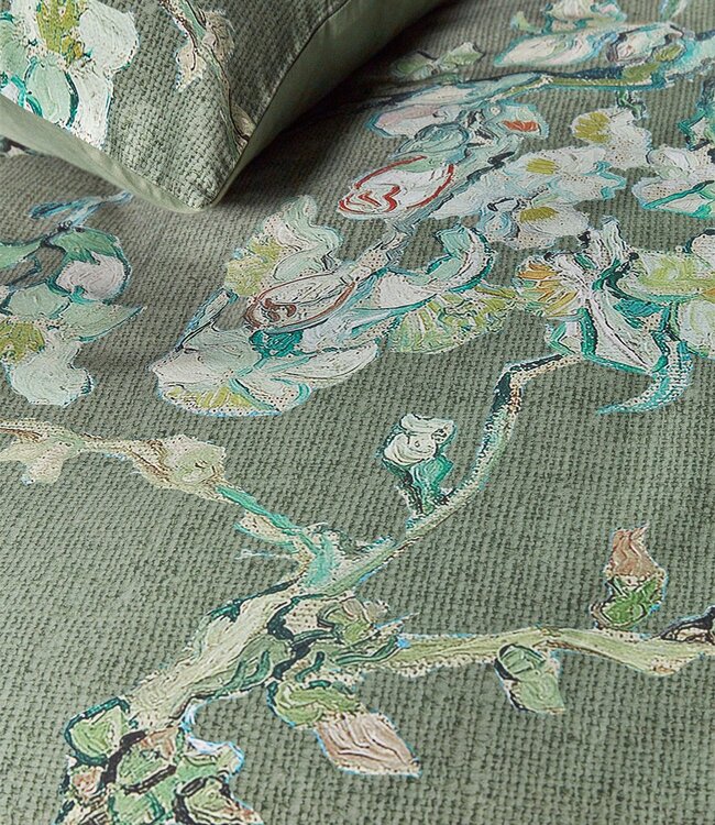 Beddinghouse Dekbedovertrek Van Gogh Blossoming Groen 200 x 200/220