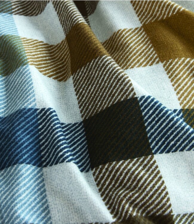 Beddinghouse Dekbedovertrek Flanel Sem Blue