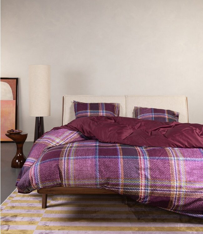 Essenza Dekbedovertrek Meau Mauve Wine 200 x 200/220