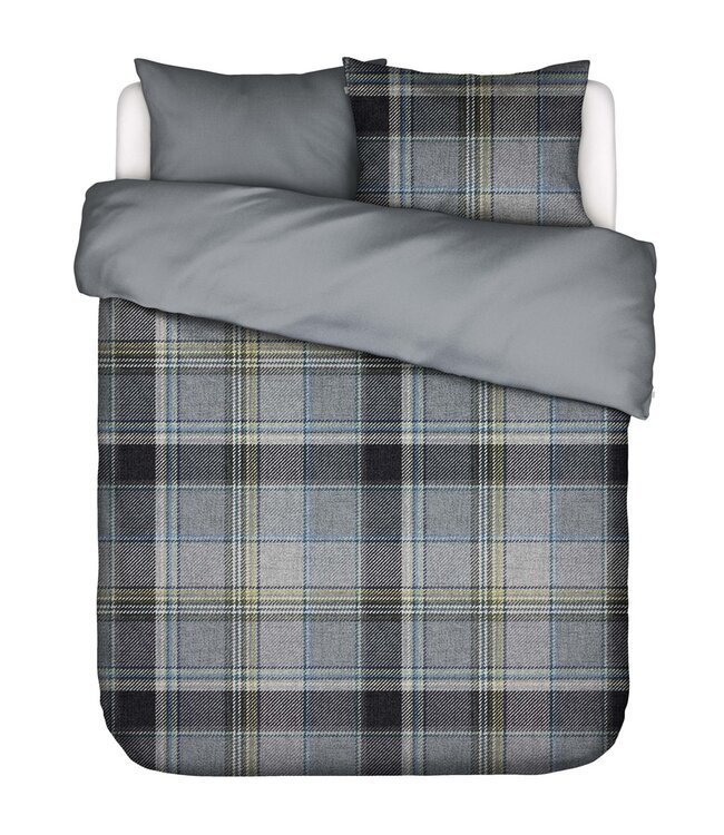 Essenza Dekbedovertrek Meau Global Grey 200 x 200/220