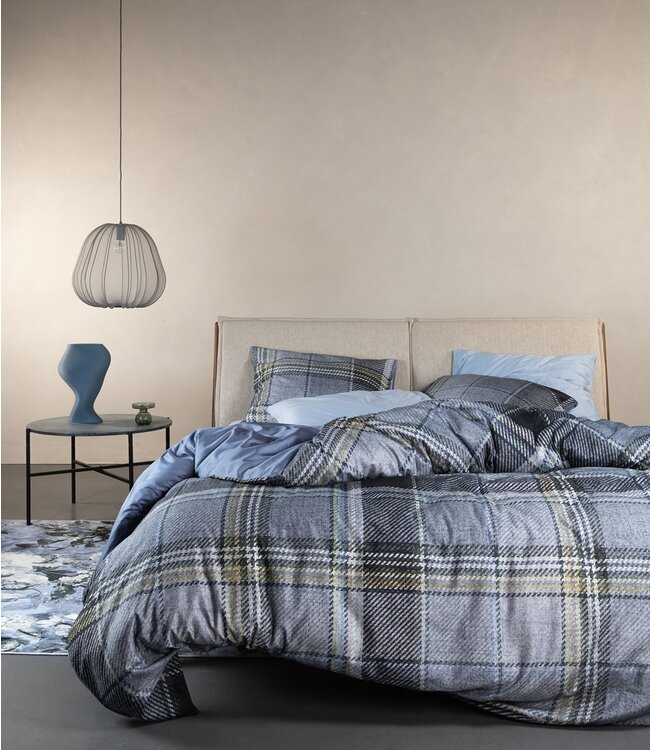 Essenza Dekbedovertrek Meau Global Grey 200 x 200/220