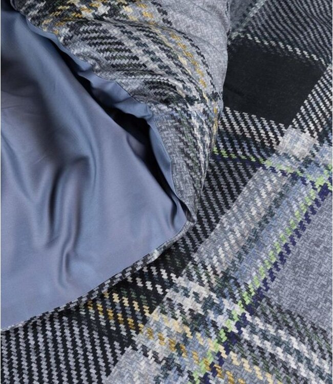 Essenza Dekbedovertrek Meau Global Grey 240 x 200/220