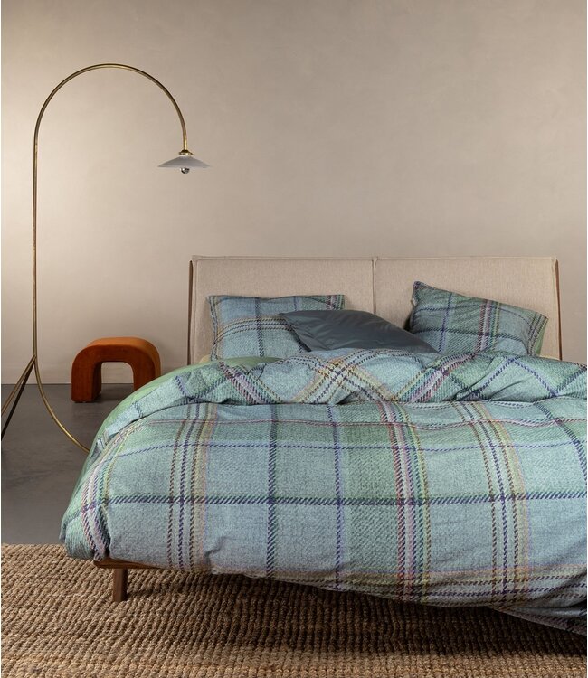 Essenza Dekbedovertrek Meau Basil Green 140 x 200/220