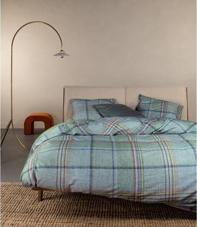 Essenza Dekbedovertrek Meau Basil Green 260 x 200/220