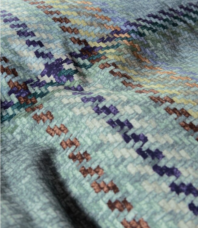 Essenza Dekbedovertrek Meau Basil Green 260 x 200/220