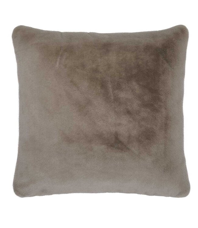 Essenza Sierkussen Furry Taupe 50x50