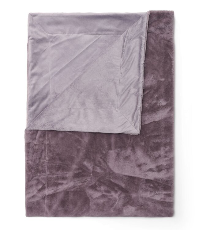 Essenza Plaid Furry Pale Purple