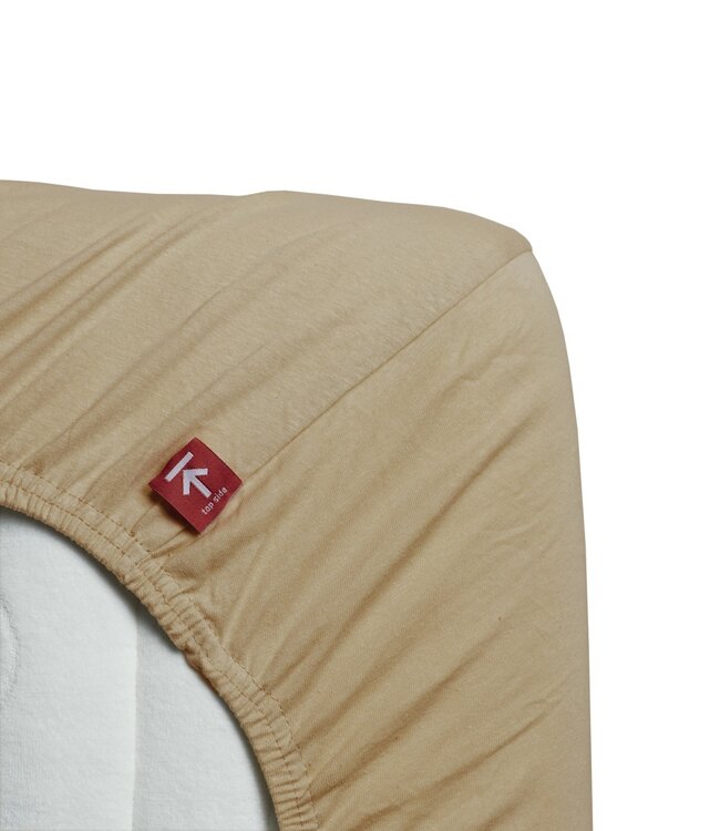 Beddinghouse Splittopper Hoeslaken Jersey Camel
