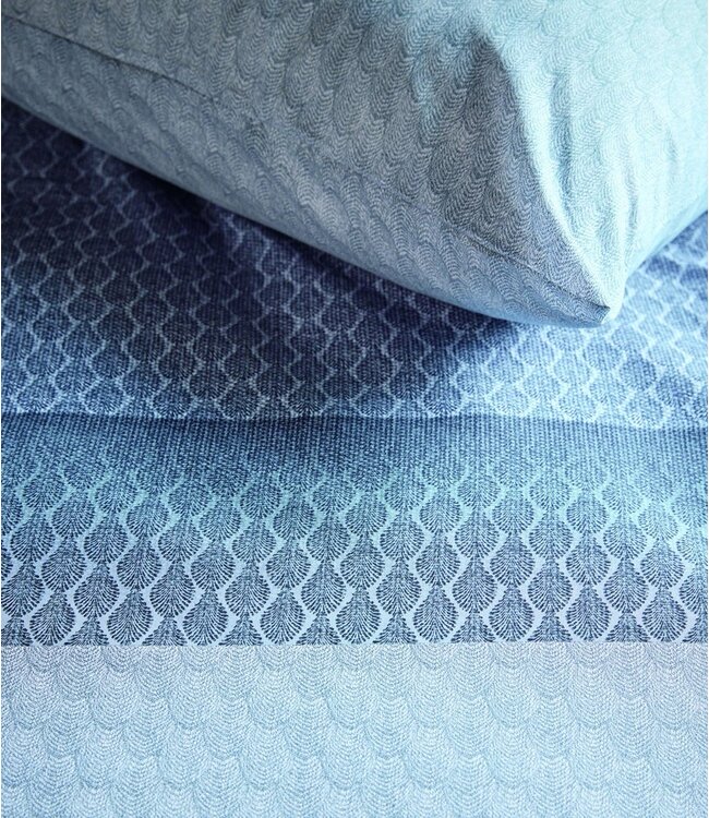 Beddinghouse Dekbedovertrek Katoen Sanna Blue 200 x 200/220