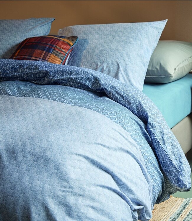 Beddinghouse Dekbedovertrek Katoen Sanna Blue 240 x 200/220