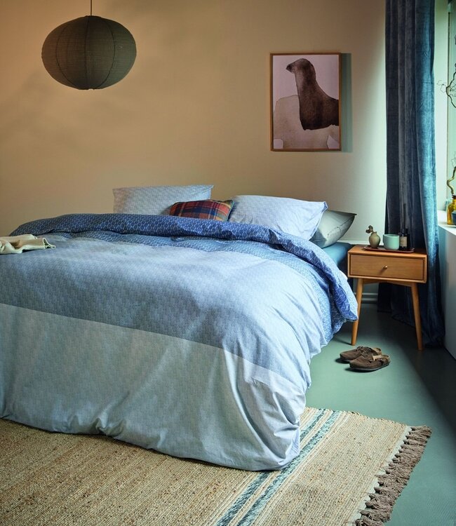 Beddinghouse Dekbedovertrek Katoen Sanna Blue 240 x 200/220