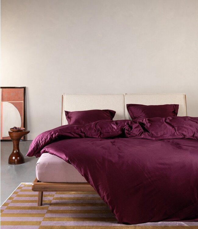 Essenza Dekbedovertrek Aziza Mauve Wine 240 x 200/220