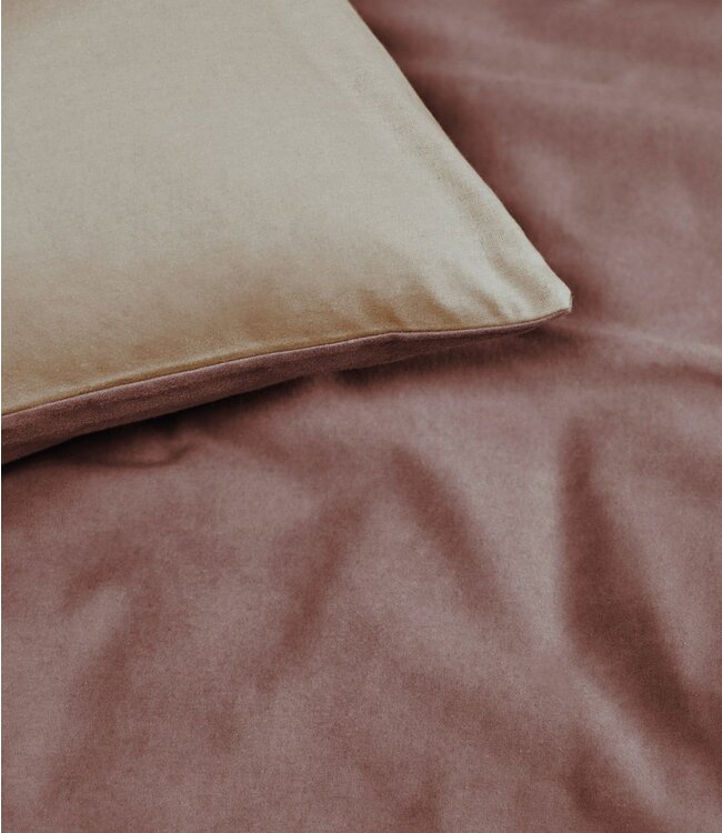 Beddinghouse Dekbedovertrek Flanel Warm Pink 240 x 200/220