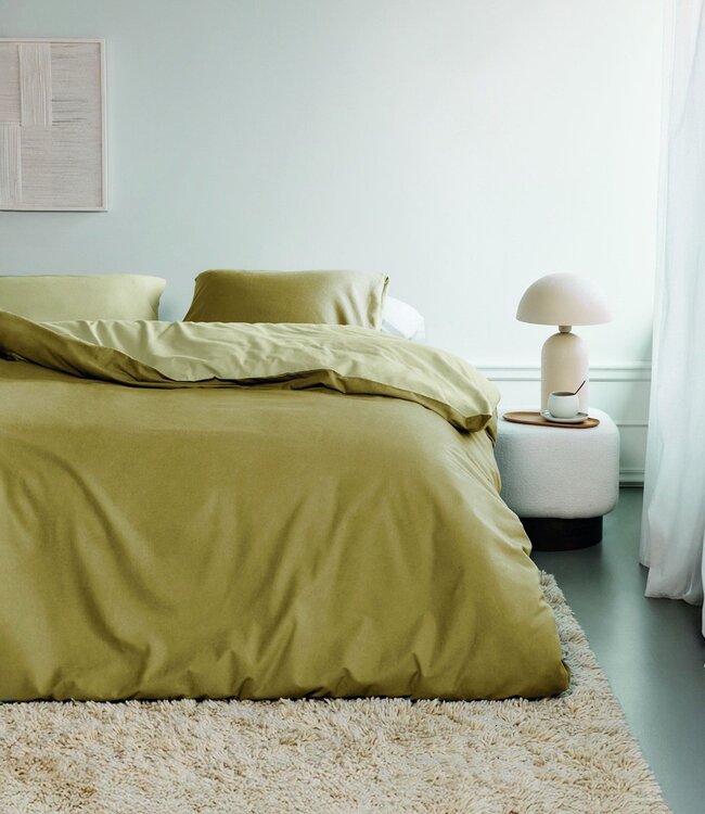 Beddinghouse Dekbedovertrek Flanel Warm Yellow 240 x 200/220