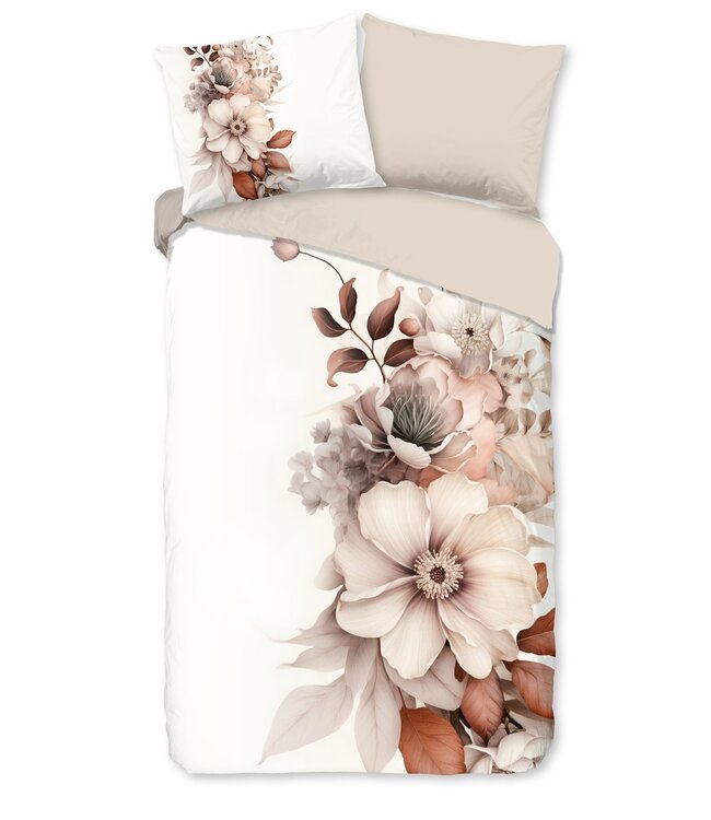 Ritzzly Dekbedovertrek met rits Vester Off-White