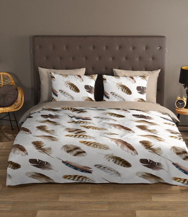 Goodmorning Dekbedovertrek Fedra Sand 140x200/220