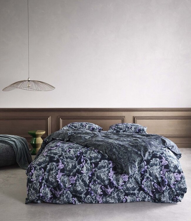 Essenza Dekbedovertrek Bernice Darkest Blue 240 x 200/220