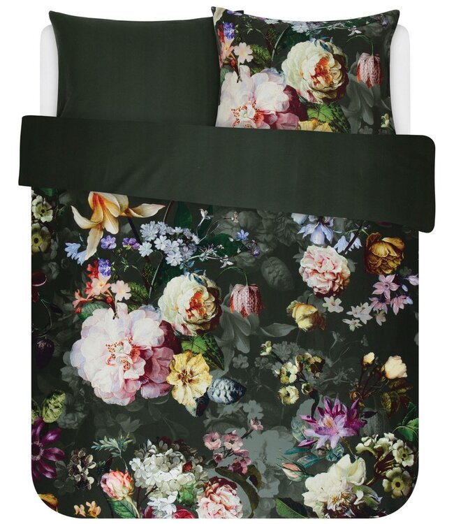 Essenza Dekbedovertrek Fleur Green 260 x 200/220