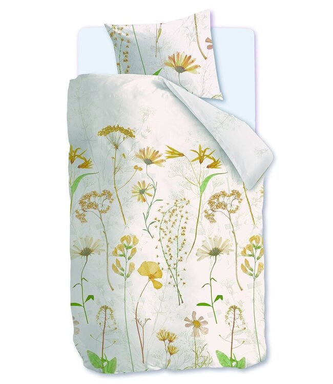 Ariadne at Home Dekbedovertrek Flanel Blow Gebroken Wit 140 x 200/220