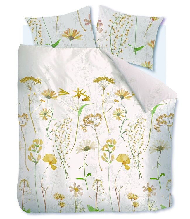 Ariadne at Home Dekbedovertrek Flanel Blow Gebroken Wit 240 x 200/220