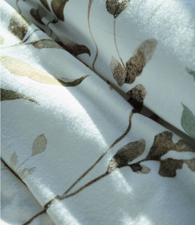 Ariadne at Home Dekbedovertrek Flanel Twigs White 240 x 200/220