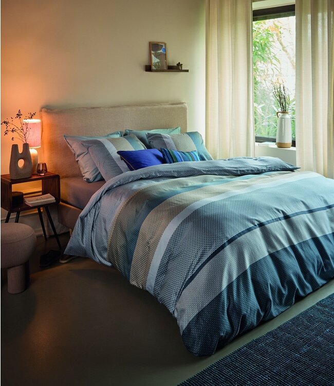 Beddinghouse Dekbedovertrek Satijn Marthe Blue 260 x 200/220