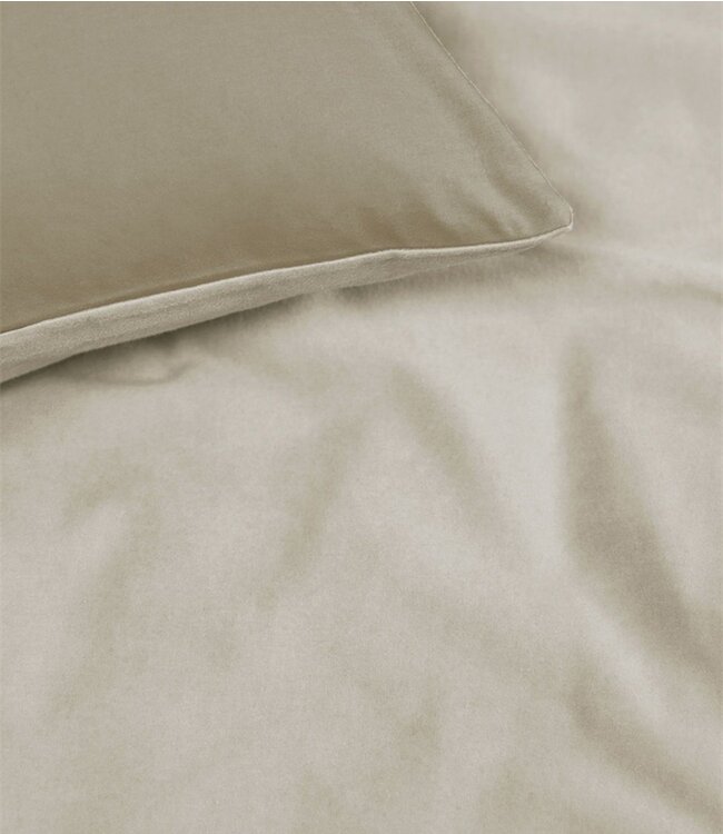 Beddinghouse Dekbedovertrek Flanel Sand 240 x 200/220